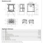 Kachlová kamna ABX Bavaria s výměníkem, flaschengrün